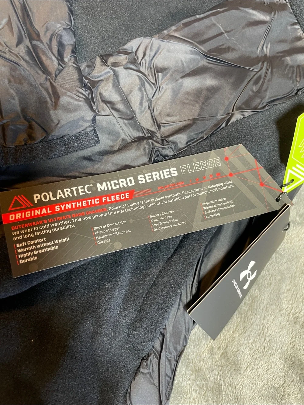 NWT Under Armour Polartec Micro Series Fleece Jacket